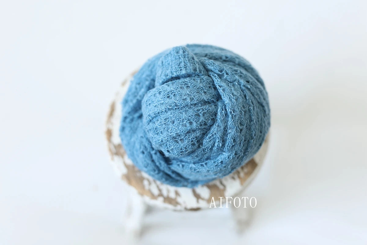 Sweater Knit Posing Fabric Blanket Bean Bag Backdrop Baby Photo Soft Stretchy Wraps Backgrounds