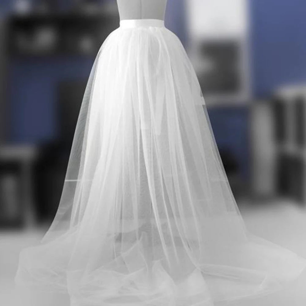 Maternity Dress Detachable Lacing Strap Puffy Tulle Skirt