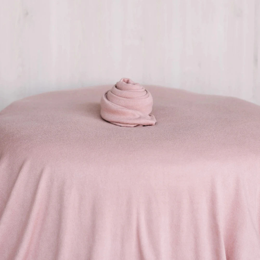 Light Angora Fabric Stretchy Knit Newborn Wrap Blanket Soft Jersey Swaddle Professional Studio Baby Photos