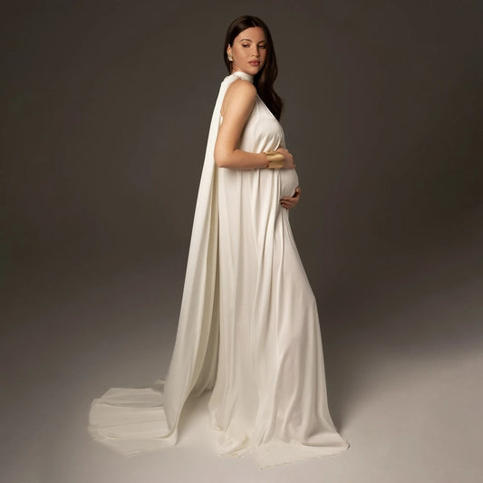 Maternity Dress Elegant Cape
