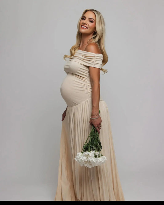 Maternity Photoshoot Dress | Maternity Dress Photoshoot Sleeveless Gown Pregnancy Photo Props pregnant women Summer Dresses for pregnant baby shower ? Studio Gown