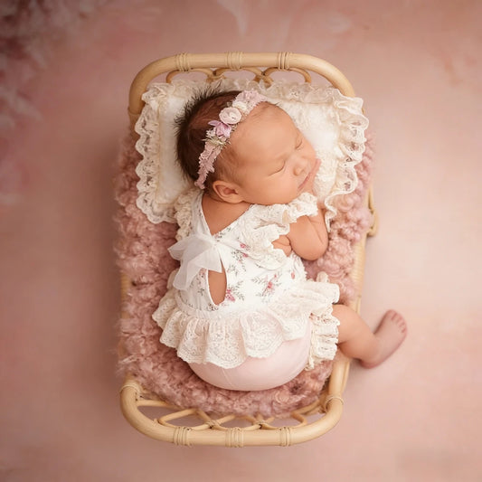 Floral Lace Tutu Romper Newborn Girl Baby Dress Ruffle Bodysuit