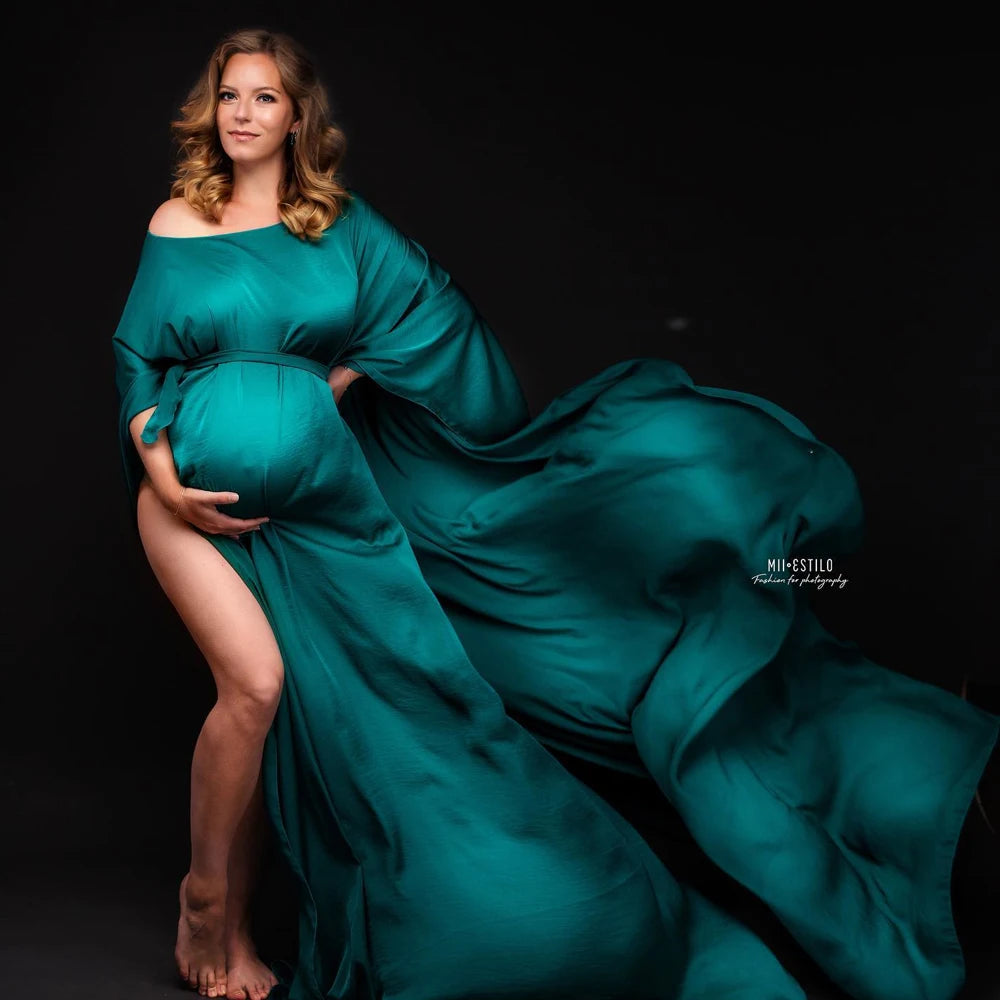 Maternity Shooting Transparent Chiffon Soft Tulle Cloak