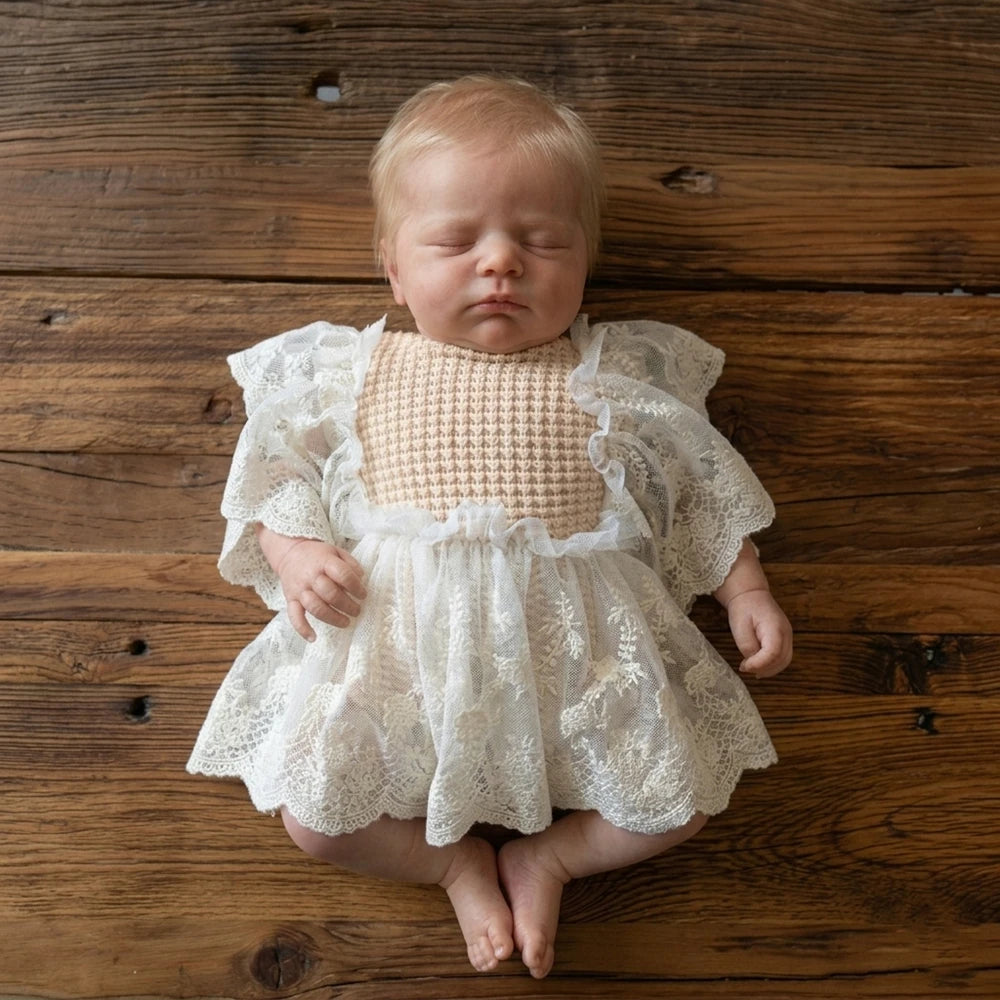 Baby Romper Plush Bear Doll Set Studio Jumpsuit Body Suit