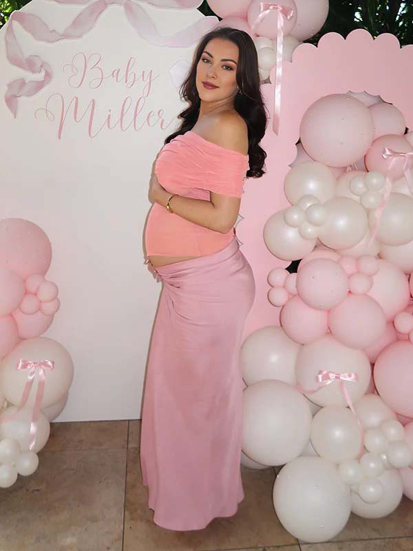 fotobeyou Mesh Patchwork Off Shoulder Ruched Cut Out Bodycon Elegant Cocktail Party Maternity Baby Shower Maxi Dress