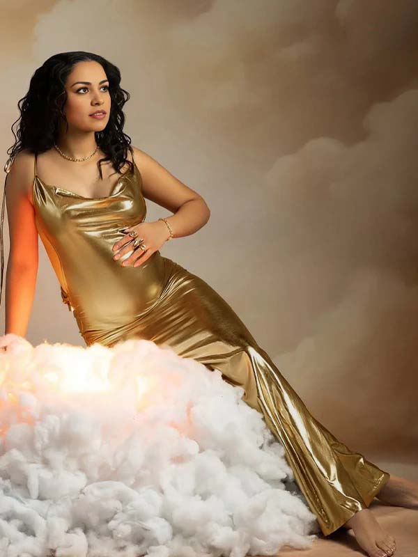 Halter Neck Backless Spaghetti Strap Maternity Photoshoot Maxi Dress