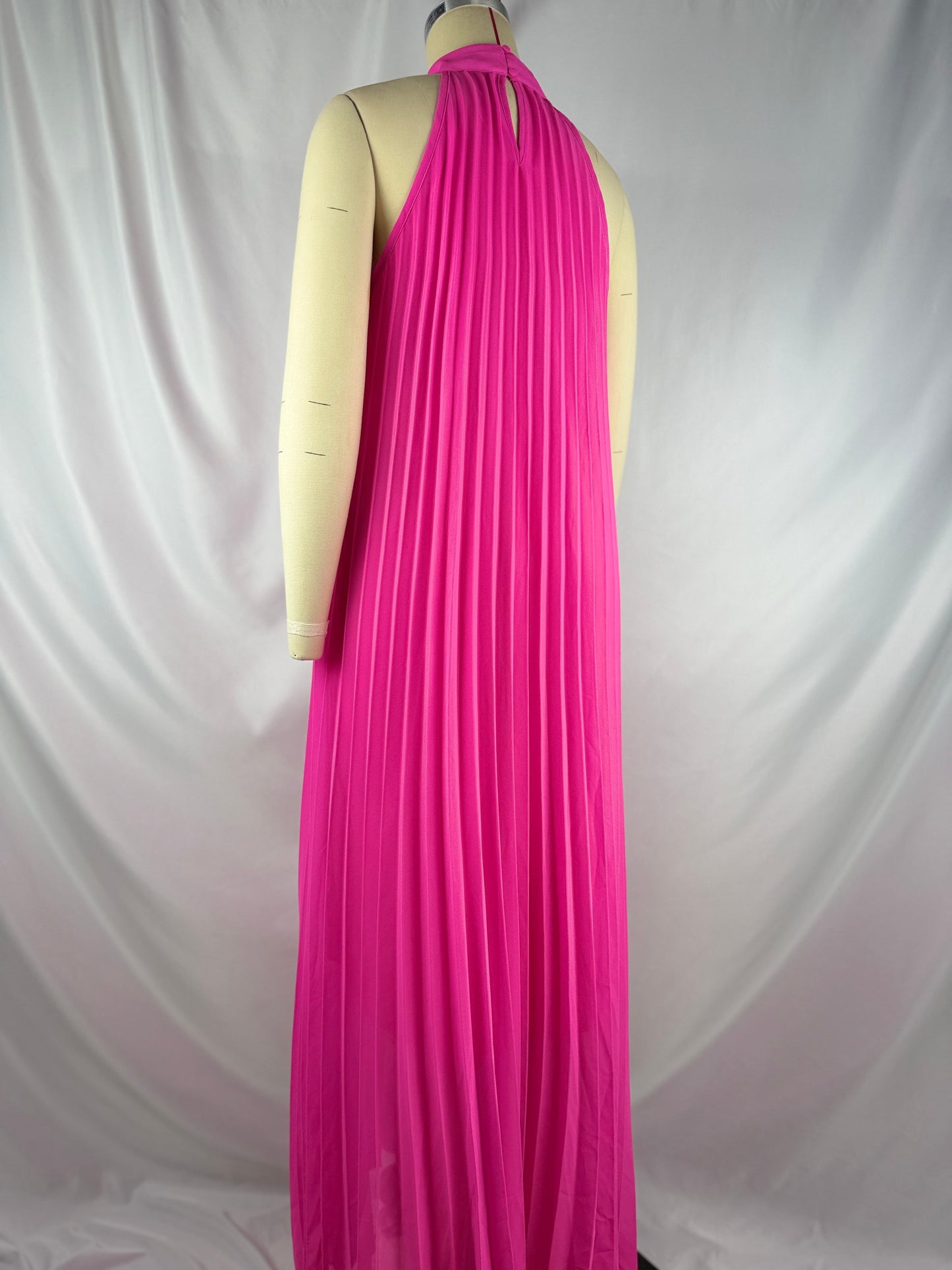 fotobeyou Rose Carmine Ruched Plus Maternity Baby Shower Maxi Dress