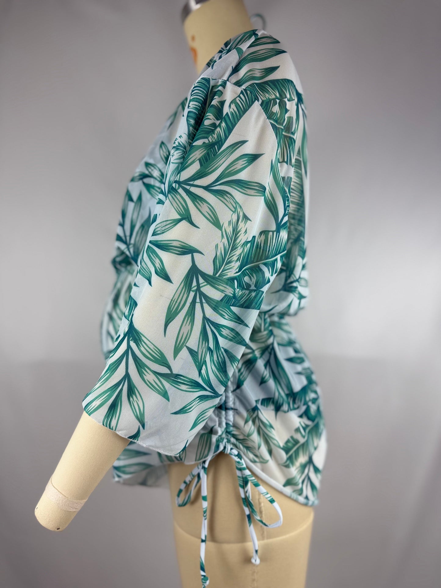 fotobeyou Green Stamp Duty lace-up Beach Vacation Maternity Photoshoot Bathing Suit