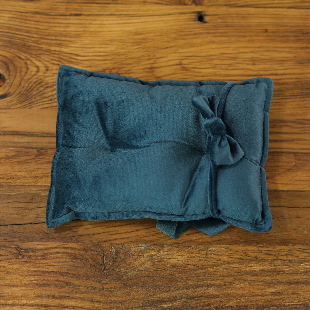 Newborn Photography Props Velvet Bowknot Baby Posing Pillow Set With Headband Fabric Studio Shooting Accessories