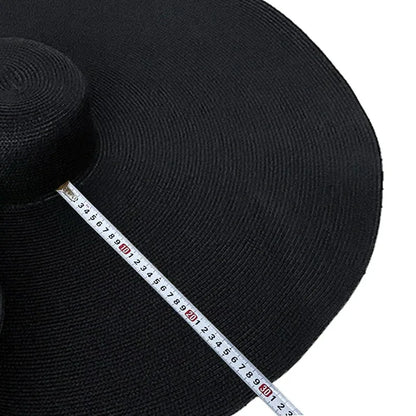 Maternity Punk Style Extra Long Tassel Leather Gloves Black Hat Gown