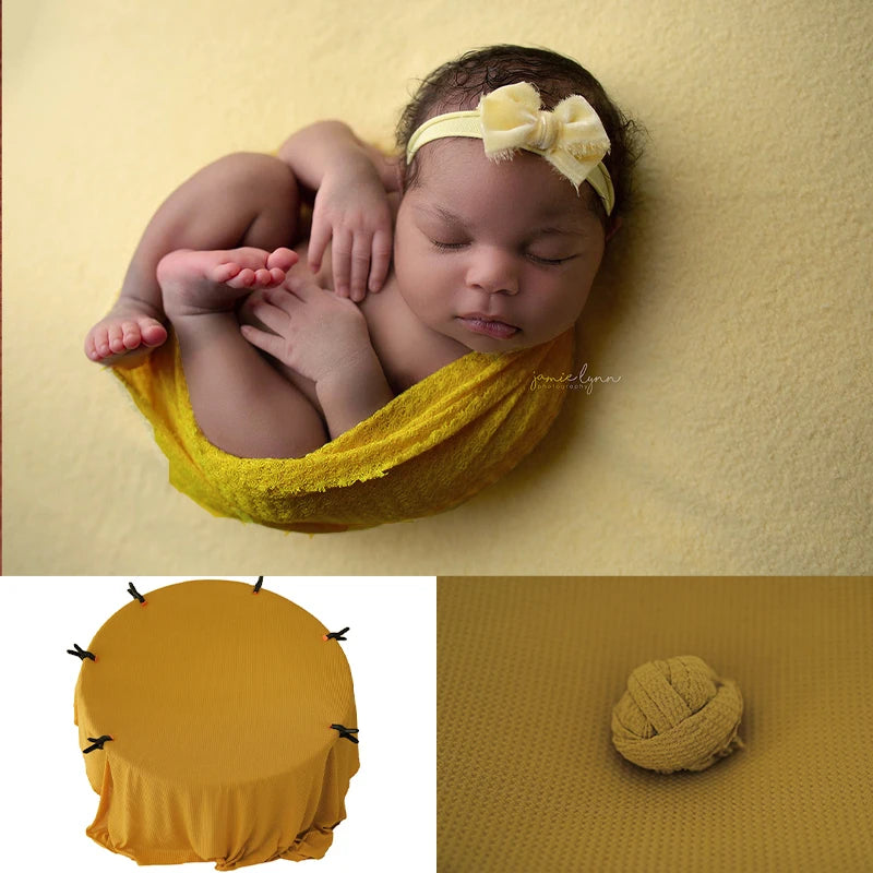 Newborn 28 Colors Bean Bag Frame Backdrop Accessoires De Photographie Fotografia Blanket Waffle Fabric