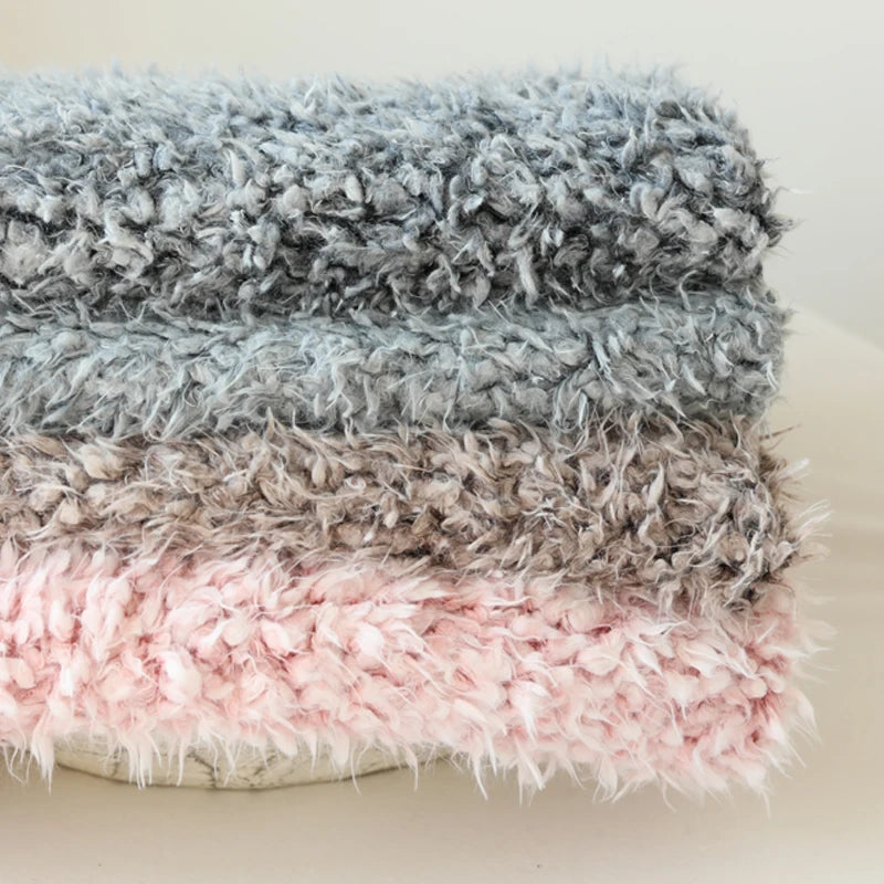 Newborn Backdrop Faux Fur Flokati Rug Blanket Shoot Studio Set Baby Basket Stuffer Posing