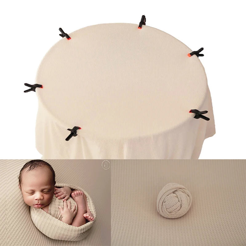 Newborn 28 Colors Bean Bag Frame Backdrop Accessoires De Photographie Fotografia Blanket Waffle Fabric