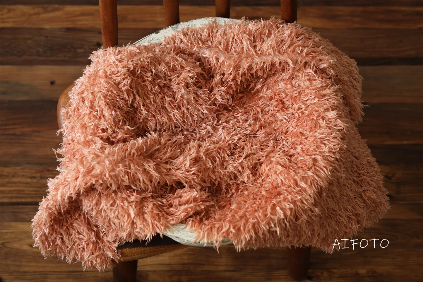 Fur Flokati Soft Curly Faux Cuddly Nest Newborn Basket Filler Baby Layering Blanket Stuffers
