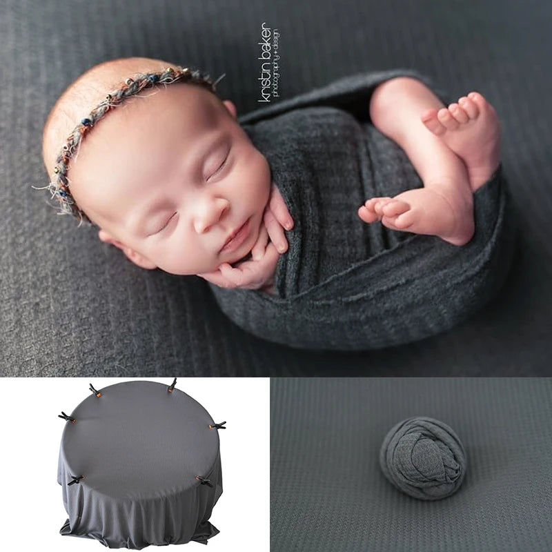 Newborn 28 Colors Bean Bag Frame Backdrop Accessoires De Photographie Fotografia Blanket Waffle Fabric