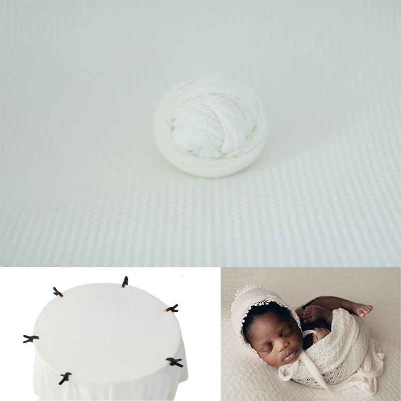 Newborn 28 Colors Bean Bag Frame Backdrop Accessoires De Photographie Fotografia Blanket Waffle Fabric