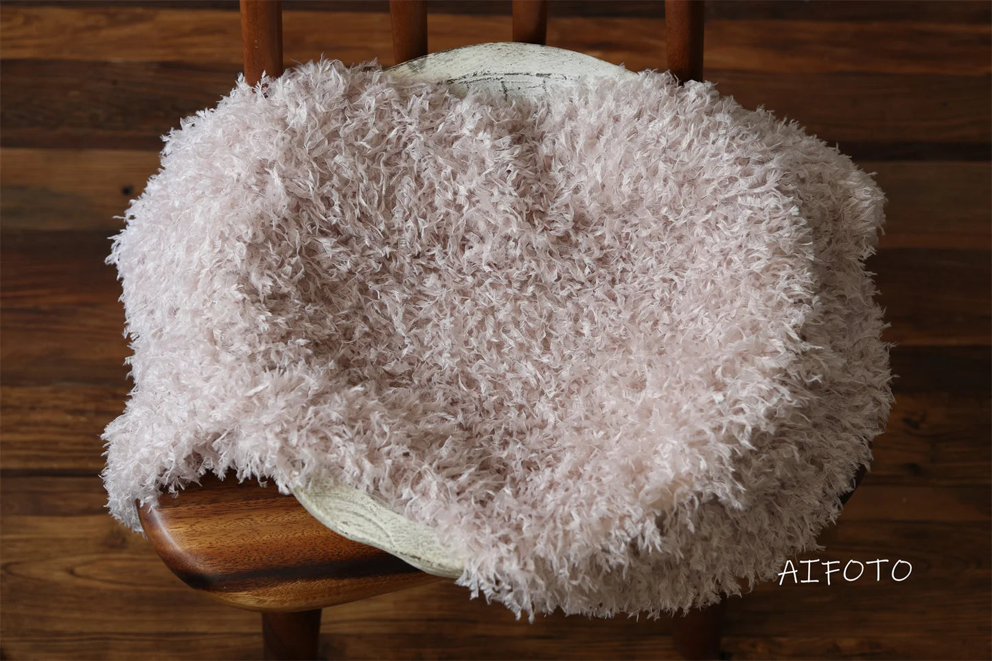 Fur Flokati Soft Curly Faux Cuddly Nest Newborn Basket Filler Baby Layering Blanket Stuffers
