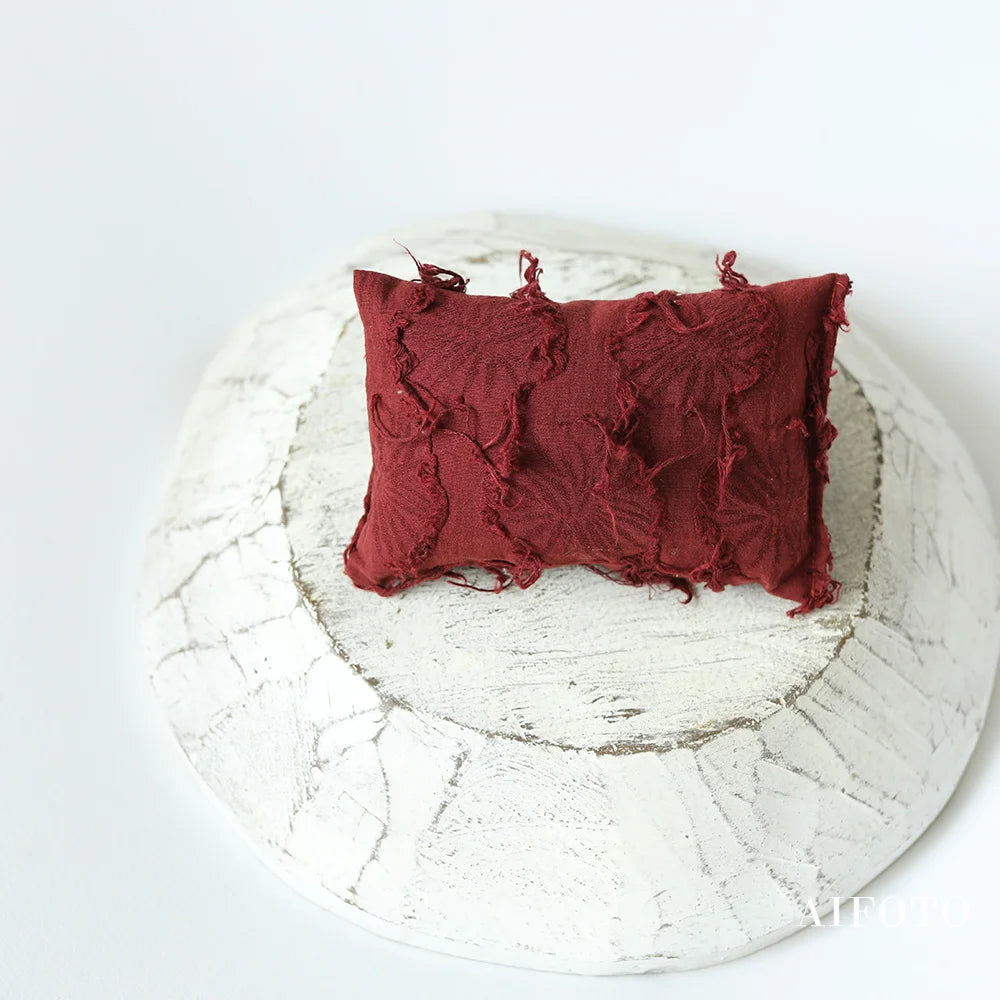 Newborn Photography Props Mini Lace Floral Posing Pillow for Baby Boy and Girl Photo Studio Pose Prop Accessories
