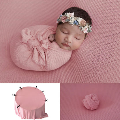 Newborn 28 Colors Bean Bag Frame Backdrop Accessoires De Photographie Fotografia Blanket Waffle Fabric