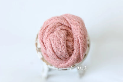 Sweater Knit Posing Fabric Blanket Bean Bag Backdrop Baby Photo Soft Stretchy Wraps Backgrounds