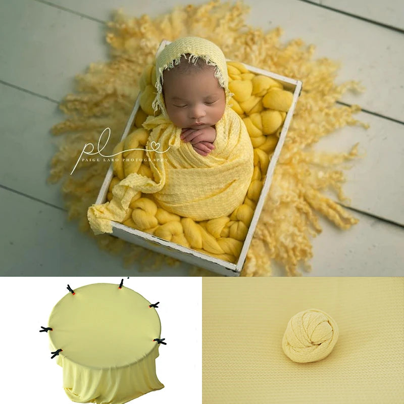 Newborn 28 Colors Bean Bag Frame Backdrop Accessoires De Photographie Fotografia Blanket Waffle Fabric