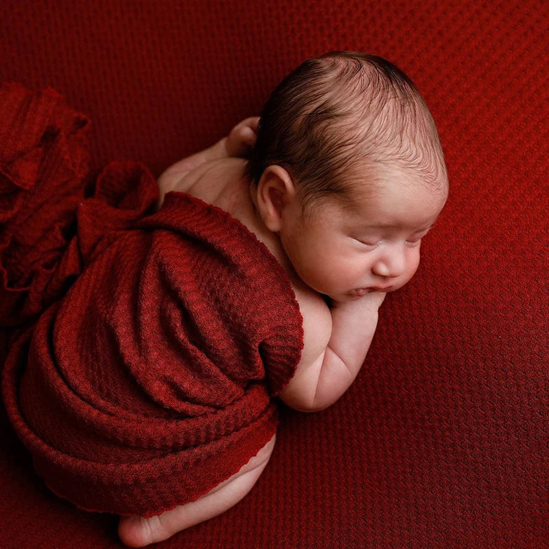 Newborn 28 Colors Bean Bag Frame Backdrop Accessoires De Photographie Fotografia Blanket Waffle Fabric