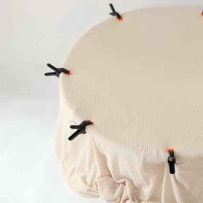 Studio Photography Backdrop | Baby Photo Backdrops Beanbag Stretchy Fabric Posing Beans Blanket Backgrounds Studio Accessories Pose Newborn Prop
