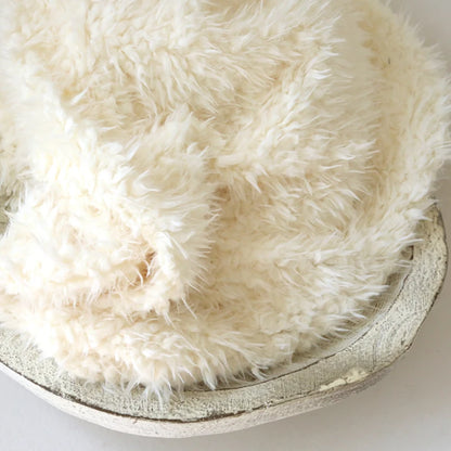 Newborn Backdrop Faux Fur Flokati Rug Blanket Shoot Studio Set Baby Basket Stuffer Posing