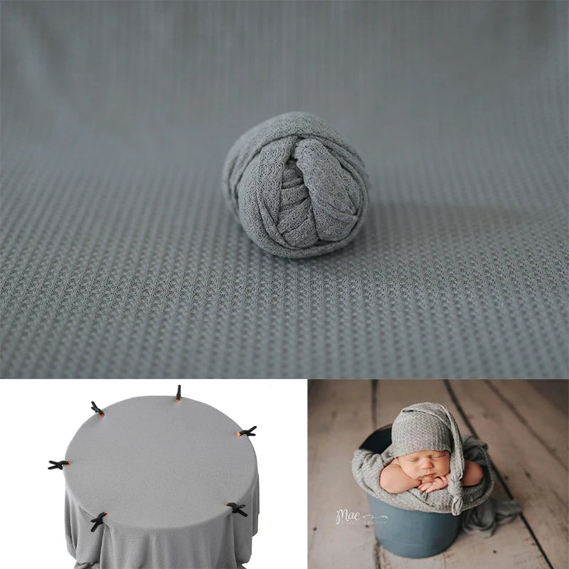 Newborn 28 Colors Bean Bag Frame Backdrop Accessoires De Photographie Fotografia Blanket Waffle Fabric