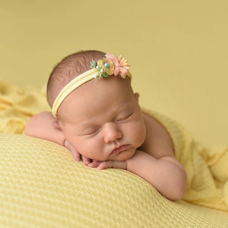 Newborn 28 Colors Bean Bag Frame Backdrop Accessoires De Photographie Fotografia Blanket Waffle Fabric
