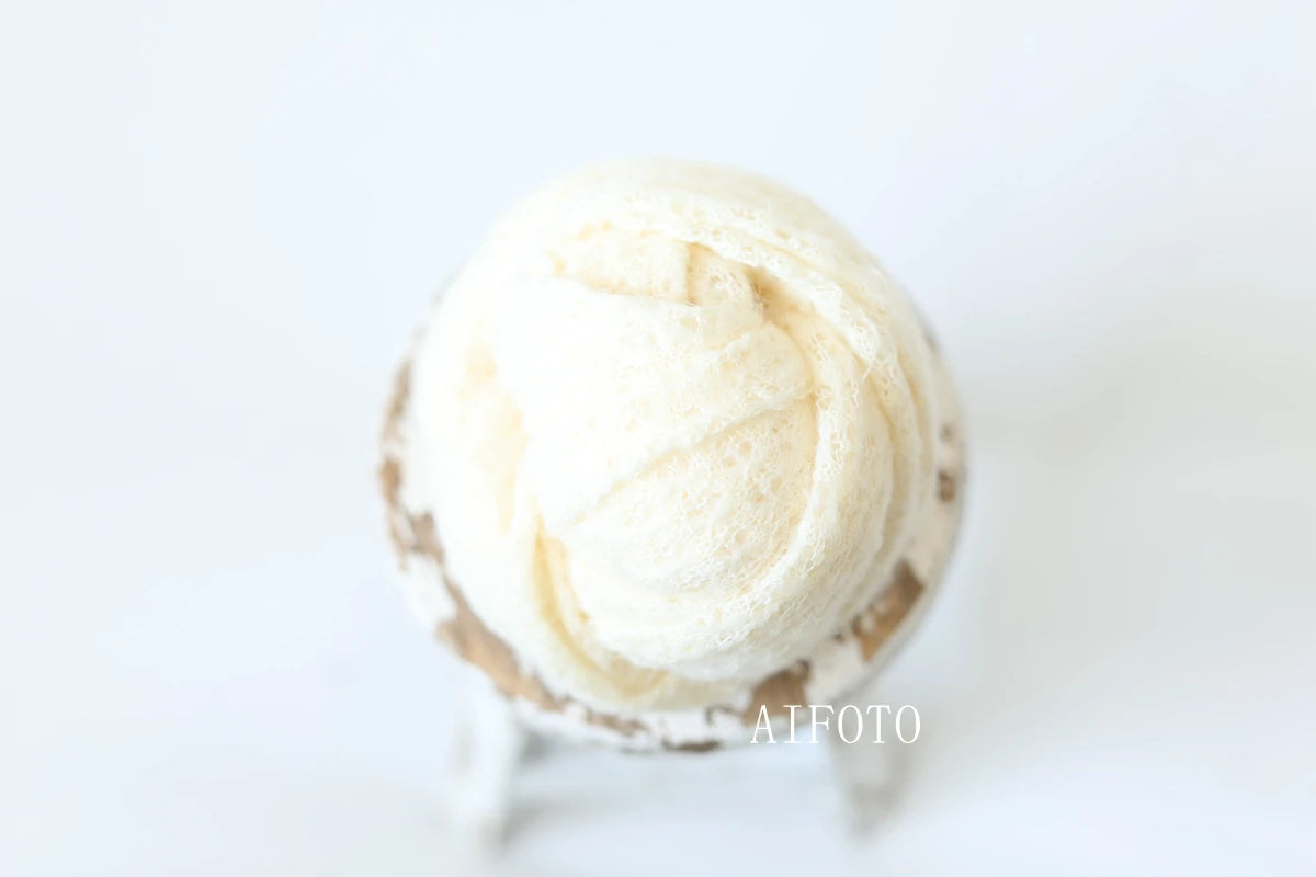 Sweater Knit Posing Fabric Blanket Bean Bag Backdrop Baby Photo Soft Stretchy Wraps Backgrounds