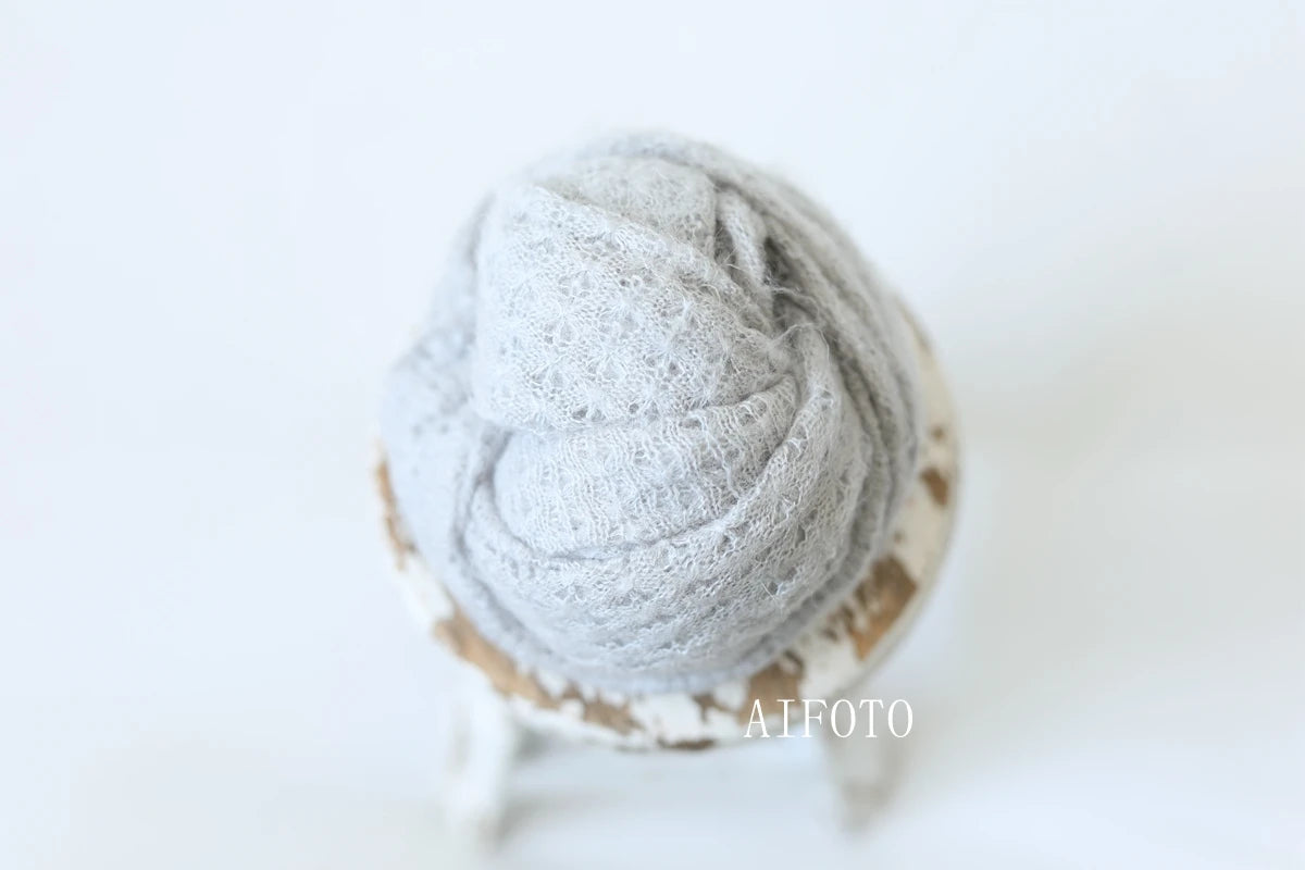 Sweater Knit Posing Fabric Blanket Bean Bag Backdrop Baby Photo Soft Stretchy Wraps Backgrounds
