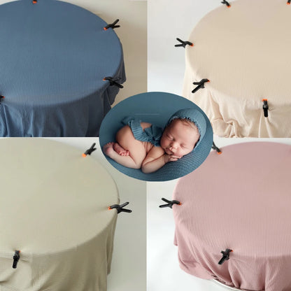 Studio Photography Backdrop | Baby Photo Backdrops Beanbag Stretchy Fabric Posing Beans Blanket Backgrounds Studio Accessories Pose Newborn Prop