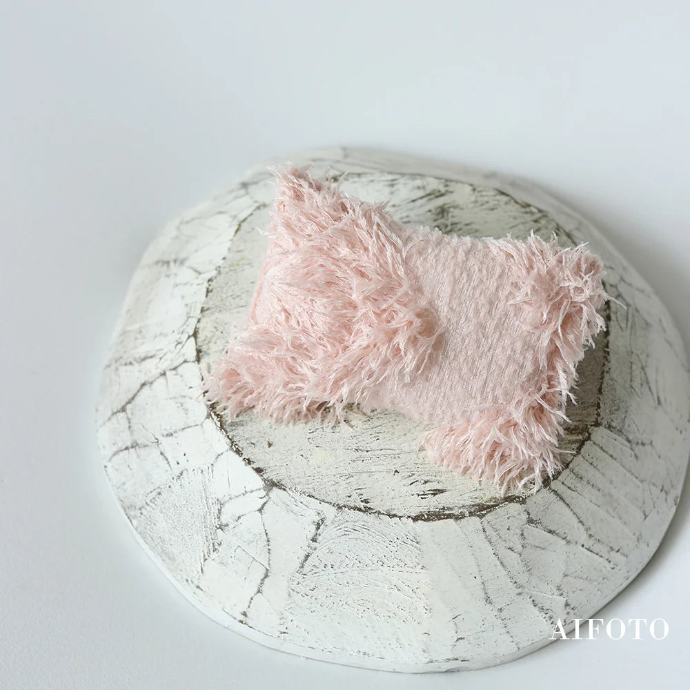Newborn Photography Props Mini Lace Floral Posing Pillow for Baby Boy and Girl Photo Studio Pose Prop Accessories
