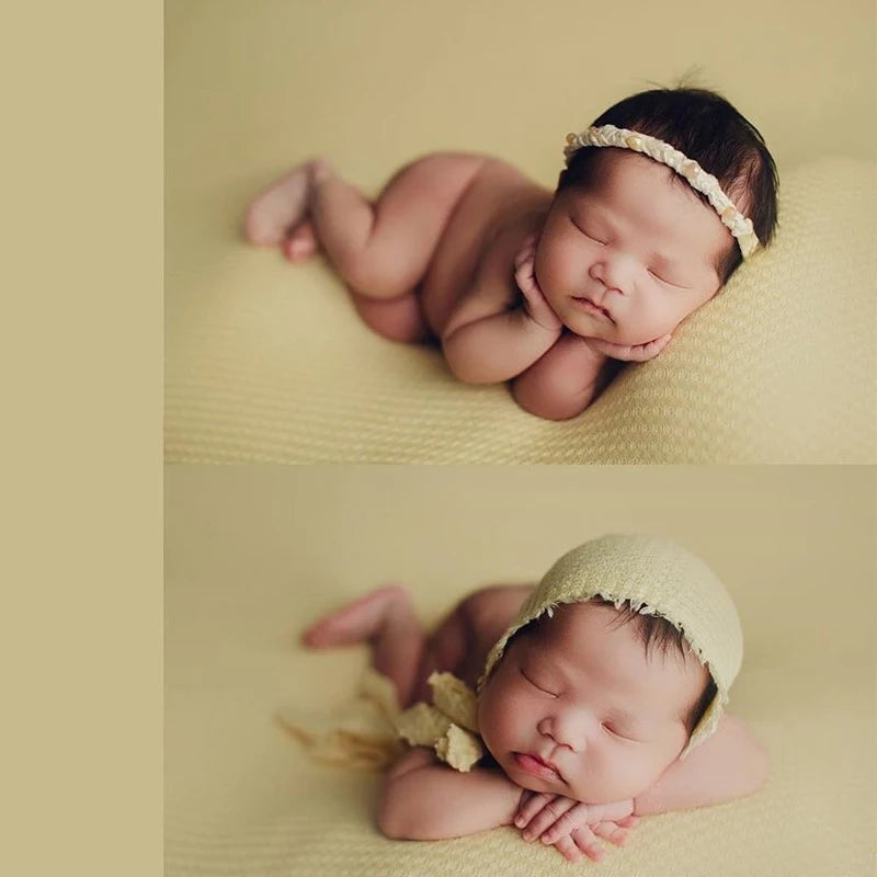 Newborn 28 Colors Bean Bag Frame Backdrop Accessoires De Photographie Fotografia Blanket Waffle Fabric