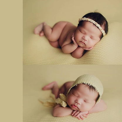 Newborn 28 Colors Bean Bag Frame Backdrop Accessoires De Photographie Fotografia Blanket Waffle Fabric