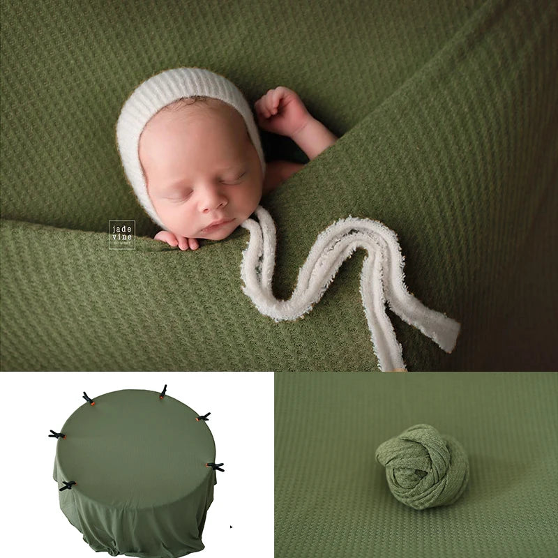 Newborn 28 Colors Bean Bag Frame Backdrop Accessoires De Photographie Fotografia Blanket Waffle Fabric