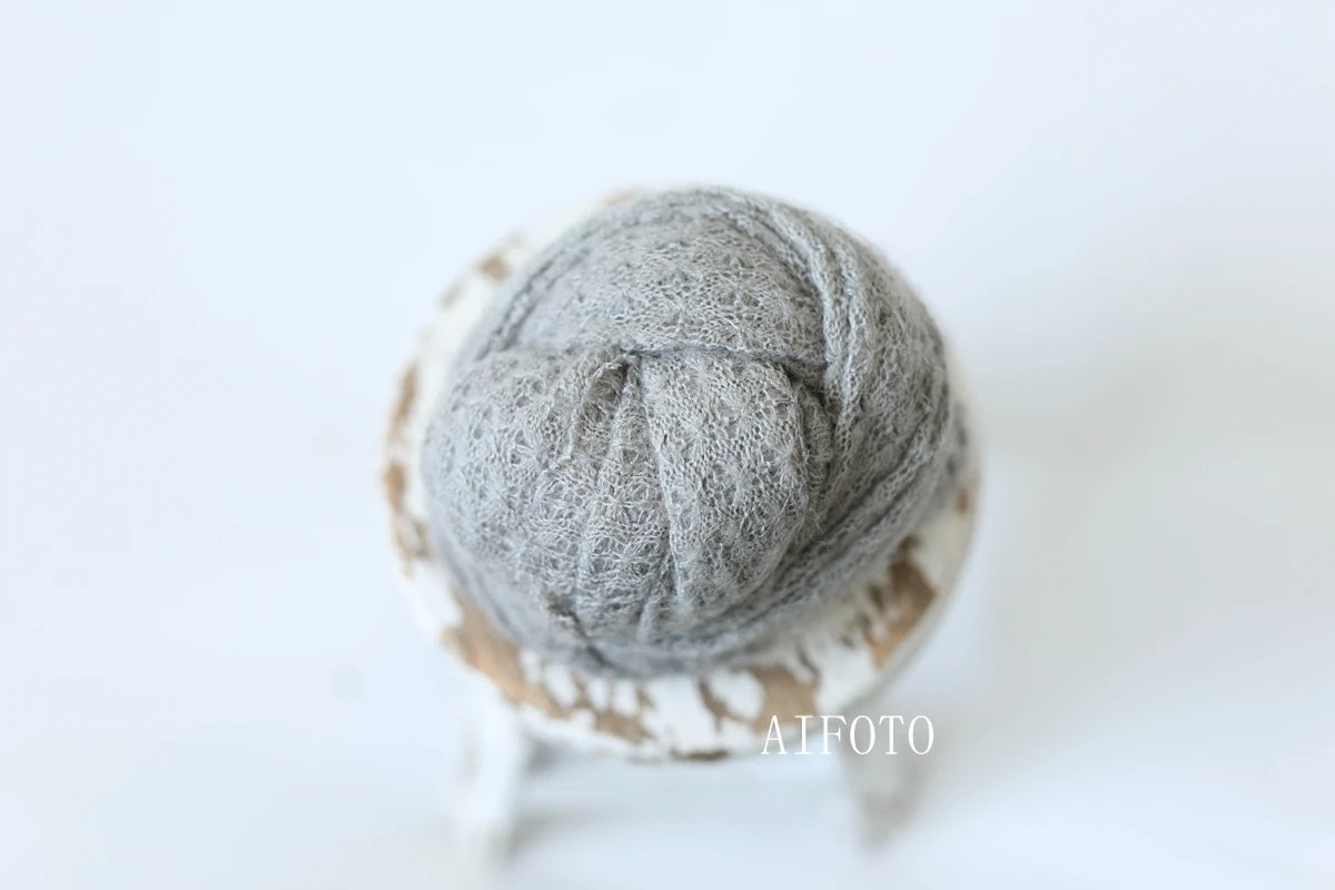 Sweater Knit Posing Fabric Blanket Bean Bag Backdrop Baby Photo Soft Stretchy Wraps Backgrounds