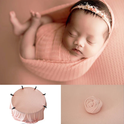 Newborn 28 Colors Bean Bag Frame Backdrop Accessoires De Photographie Fotografia Blanket Waffle Fabric