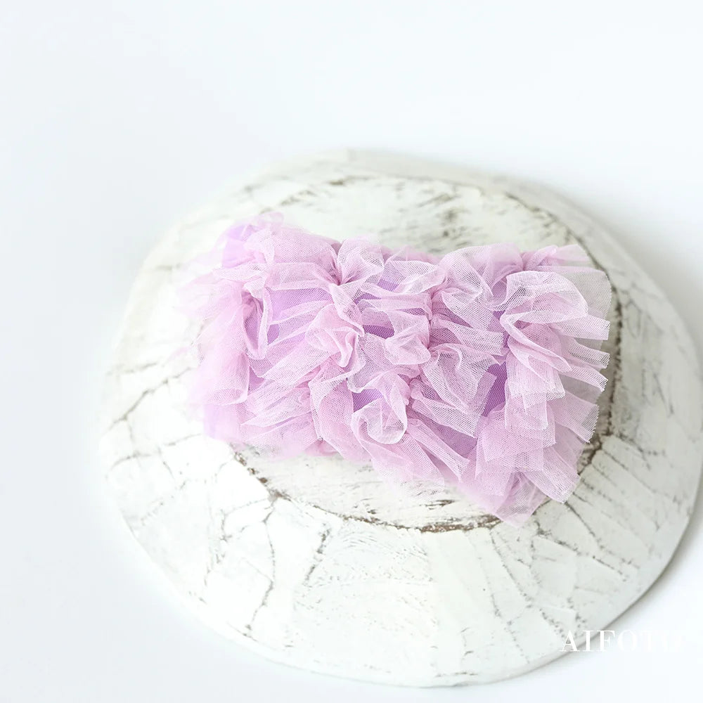 Newborn Photography Props Mini Lace Floral Posing Pillow for Baby Boy and Girl Photo Studio Pose Prop Accessories