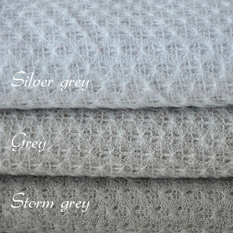 Sweater Knit Posing Fabric Blanket Bean Bag Backdrop Baby Photo Soft Stretchy Wraps Backgrounds