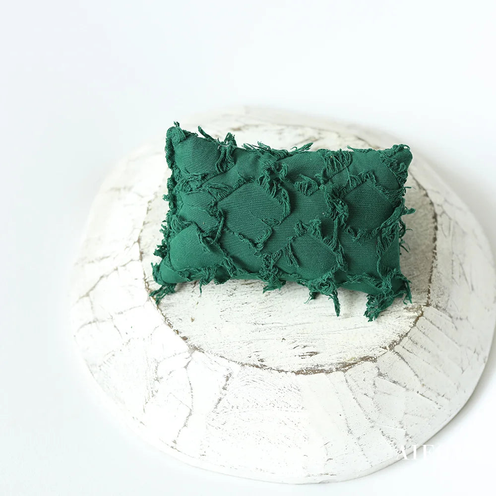 Newborn Photography Props Mini Lace Floral Posing Pillow for Baby Boy and Girl Photo Studio Pose Prop Accessories