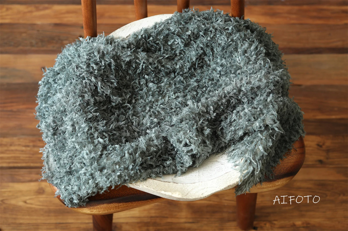 Fur Flokati Soft Curly Faux Cuddly Nest Newborn Basket Filler Baby Layering Blanket Stuffers