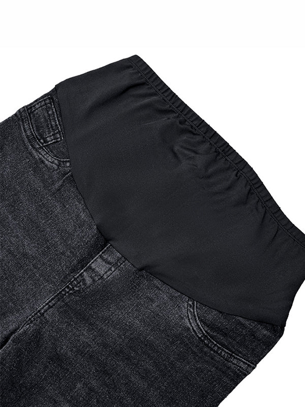 fotobeyou Over Belly Comfy Stretch High Waisted Denim Pregnancy Pants Maternity Skinny Jeans