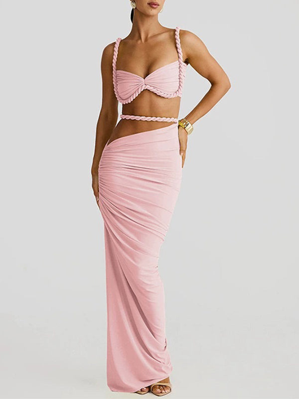 fotobeyou Cut Out Ruched Photoshoot Maternity Maxi Dress