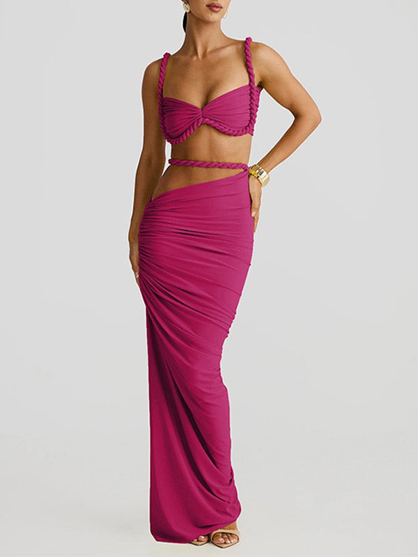 fotobeyou Cut Out Ruched Photoshoot Maternity Maxi Dress