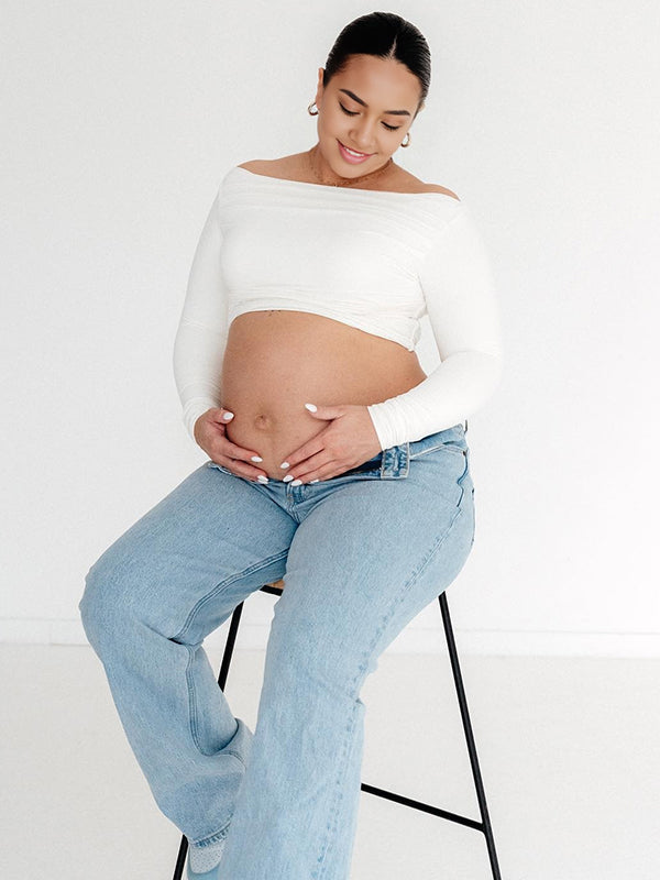 fotobeyou Bodysuit Leisure Maternity Top