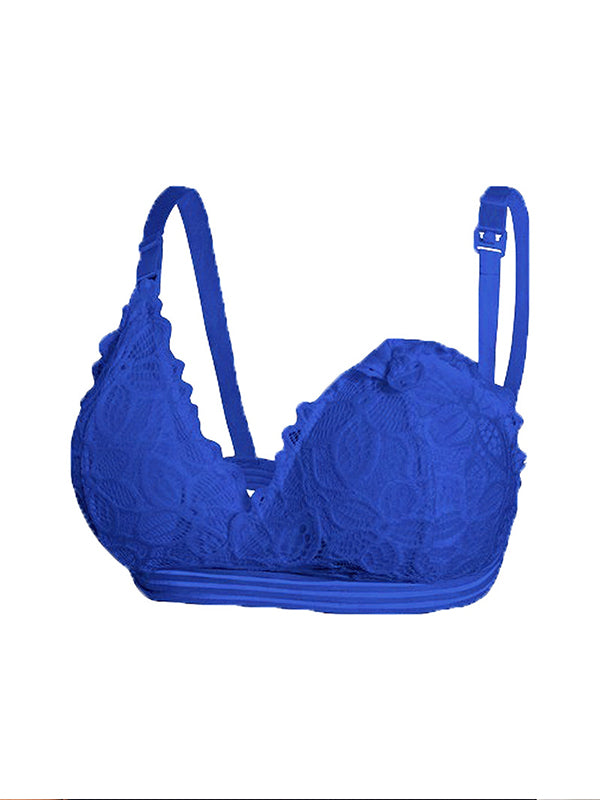 fotobeyou Lace No Steel Ring Breastfeeding Maternity Nursing Bra