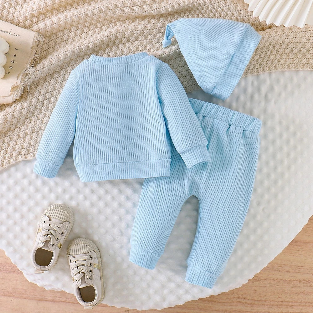 Newborn Hello New Here Ribbed Set Baby Coming Home Hospital