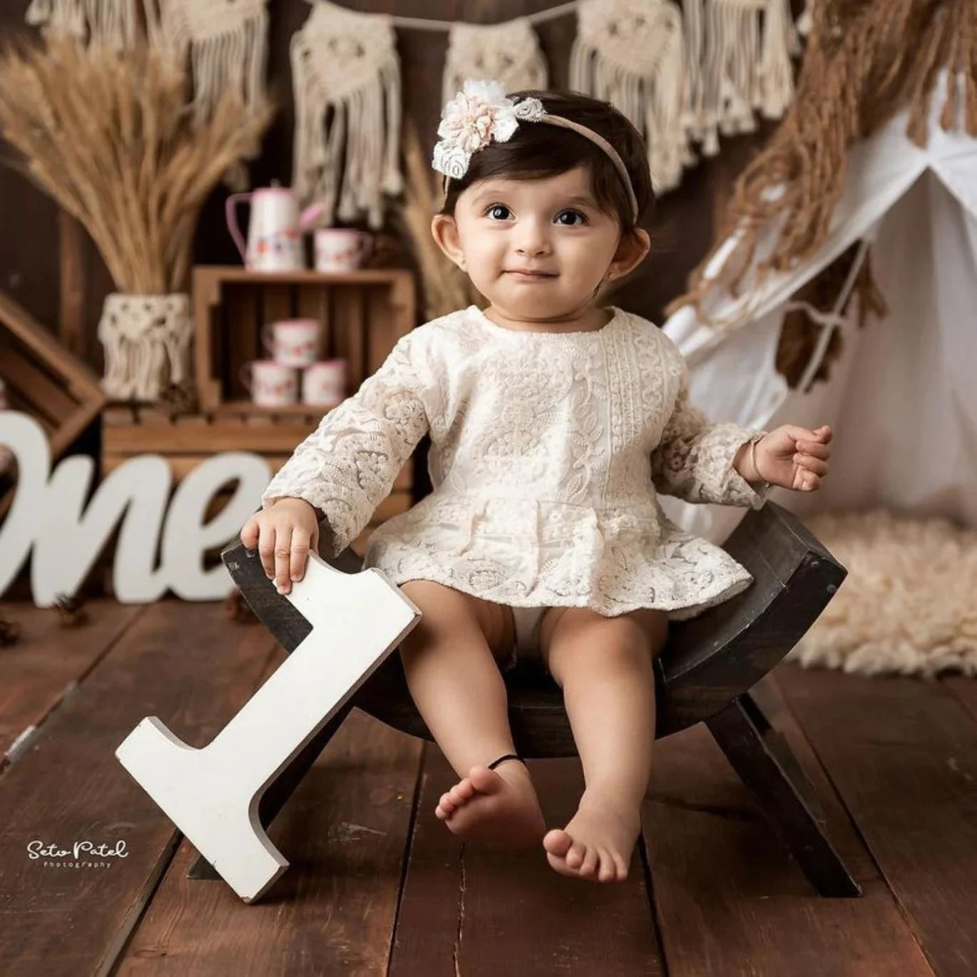 Newborn Baby Milestone Photo Decor 0-12 Months Natural Anniversary Digits Shower Birthday Backdrop Decorations Newborn Set